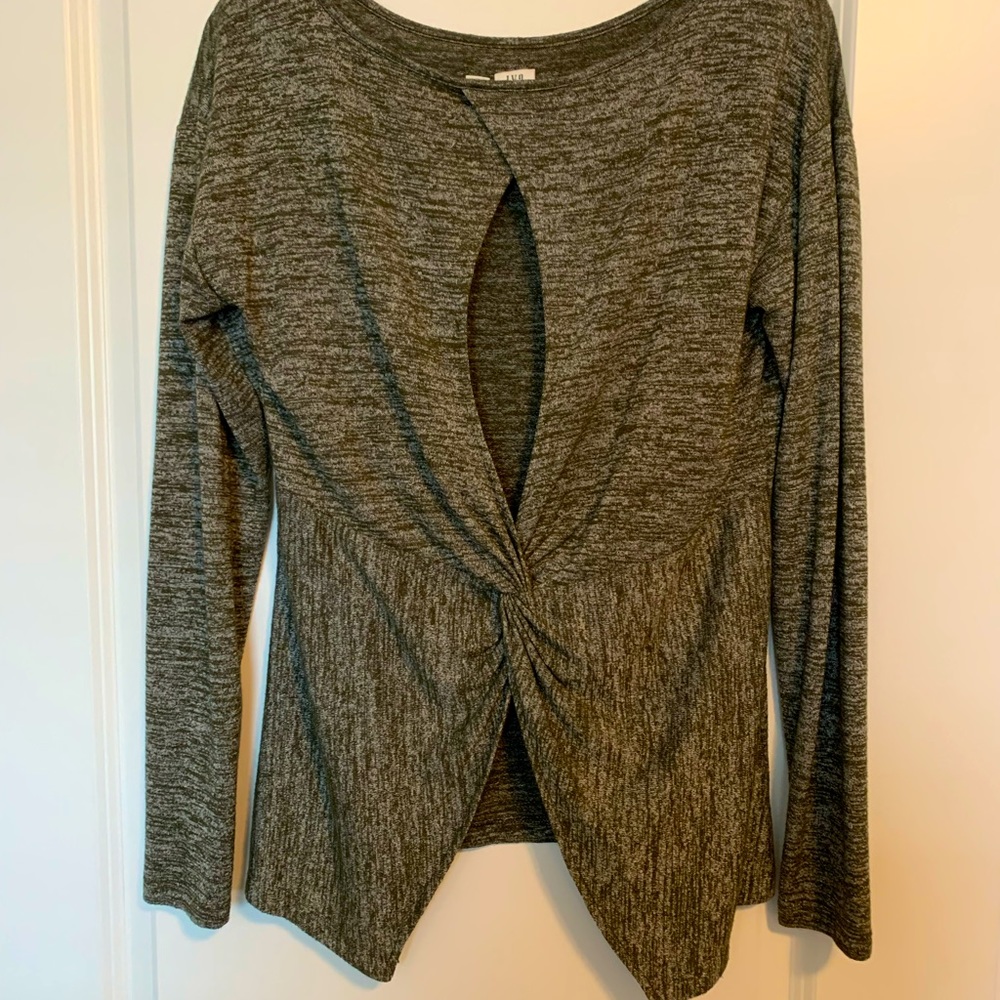 Gap Hunter Green Slit-back Top